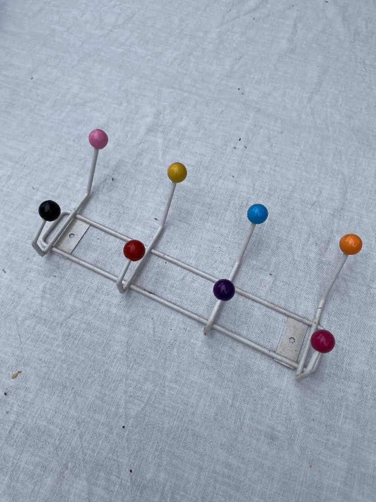 Leuk kleurrijk kapstokje kinderkamer, Ophalen of Verzenden, Zo goed als nieuw, Kapstokje