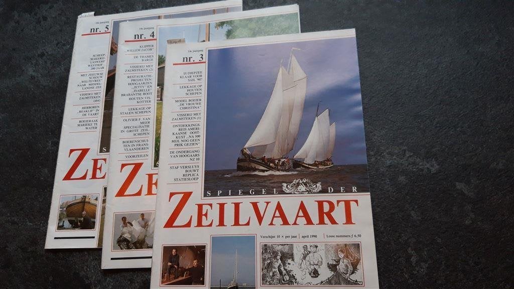 Spiegel der zeilvaart - 14 jaargang, nr. 3, 4 en 5, Boeken, Verzenden, Gelezen