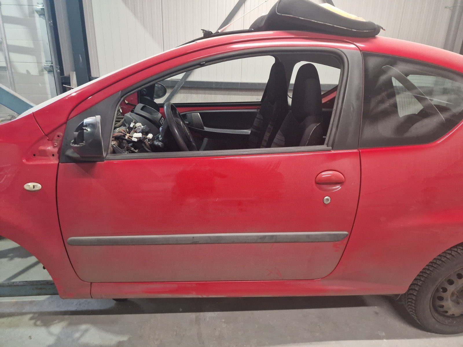 Citroen C1 / 107 Aygo Deur Links/Rechts Rood Raam Elektrisch, Auto-onderdelen, Ophalen, Gebruikt, Citroën, Deur