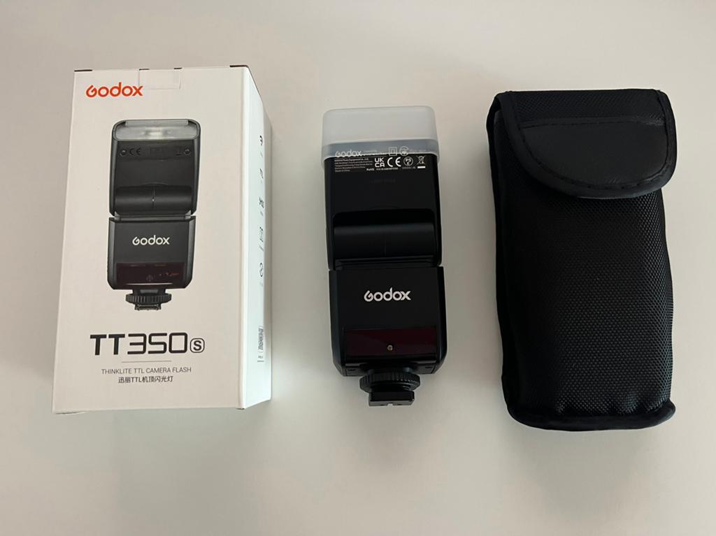 Godox flitser TT350, Ophalen of Verzenden, Zo goed als nieuw, Overige merken, Kantelbaar