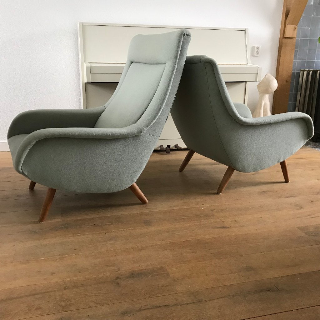 Set 2 Artifort Lounge chair heren dames fauteuil Bengt Ruda, Huis en Inrichting, Fauteuils, Ophalen, 75 tot 100 cm, Nvt, Nvt