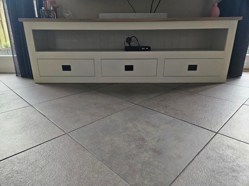 Tv meubel, Huis en Inrichting, Kasten | Televisiemeubels, Ophalen, Gebruikt, 150 tot 200 cm, Landelijk