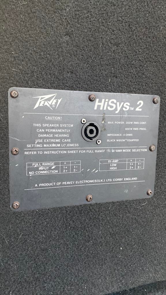 Pevey Hisys 2xt, Gebruikt, Overige typen, 120 watt of meer, Ophalen