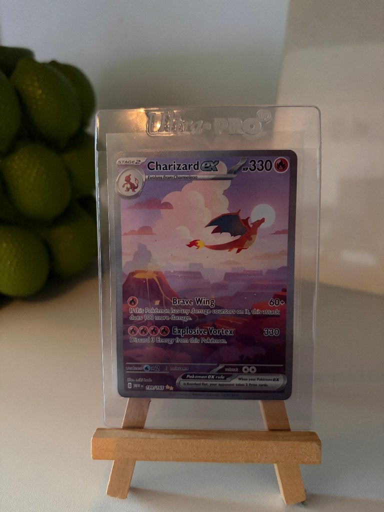 Laatste kans! Pokémon Charizard ex #199/165 SIR - 151, Hobby en Vrije tijd, Verzamelkaartspellen | Pokémon, Ophalen of Verzenden