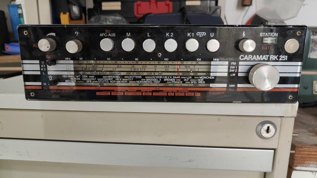 Vintage Siemens Caramat RK 251 Transistorradio, Audio, Tv en Foto, Radio's, Ophalen of Verzenden, Gebruikt, Transistorradio