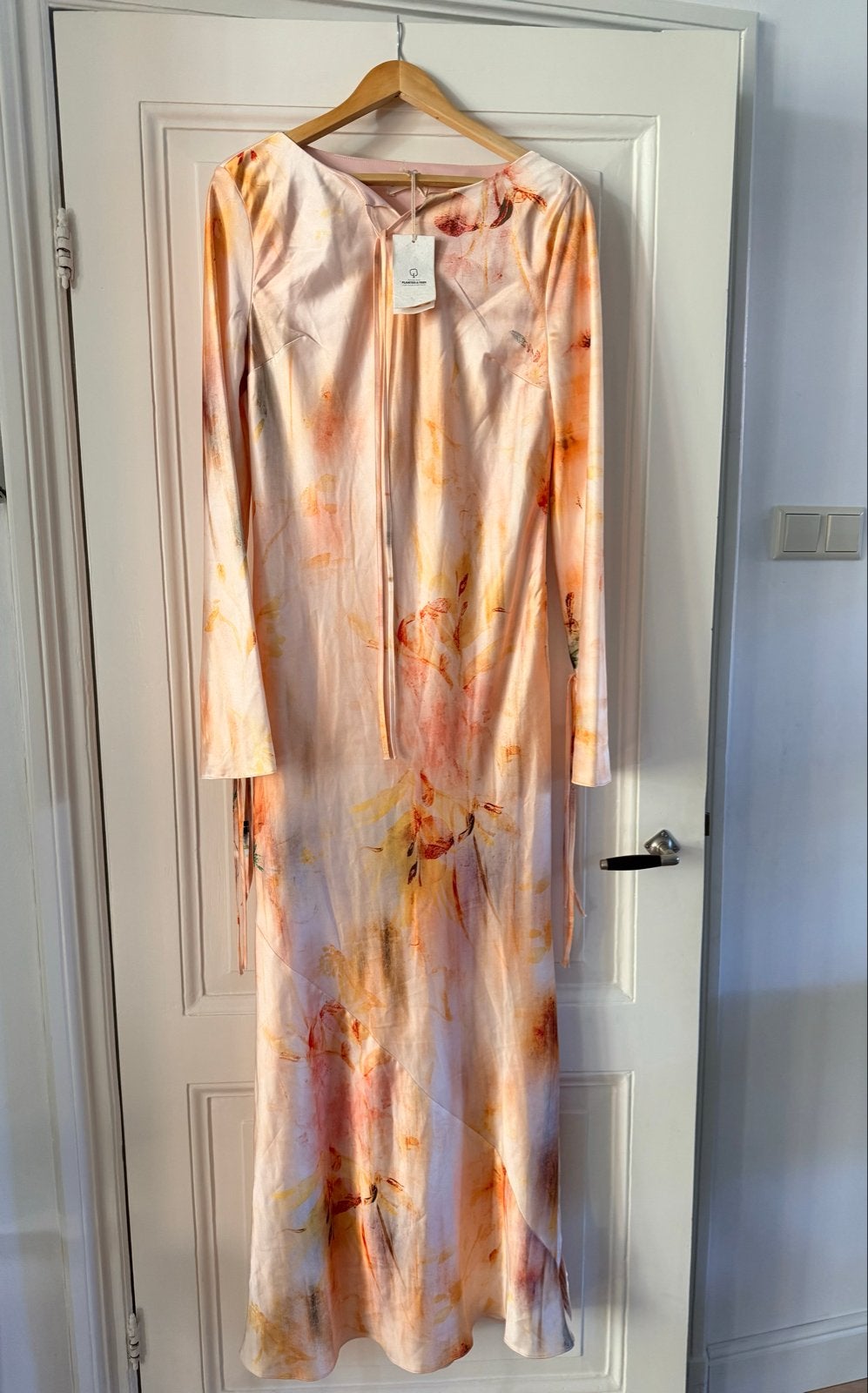 Daska Asos Maxi Jurk - Nieuw met kaartjes, Kleding | Dames, Jurken, Maat 42/44 (L), Nieuw, Oranje, Ophalen of Verzenden