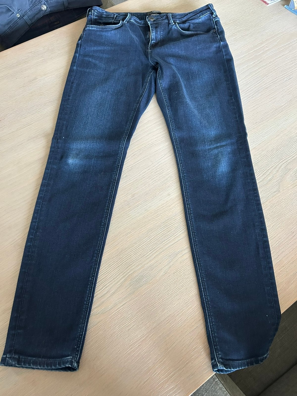 Jeans maat 32/32 (40/42) scotch en soda, parisienne skinny, Ophalen of Verzenden, Zo goed als nieuw, Maat 42/44 (L), Blauw