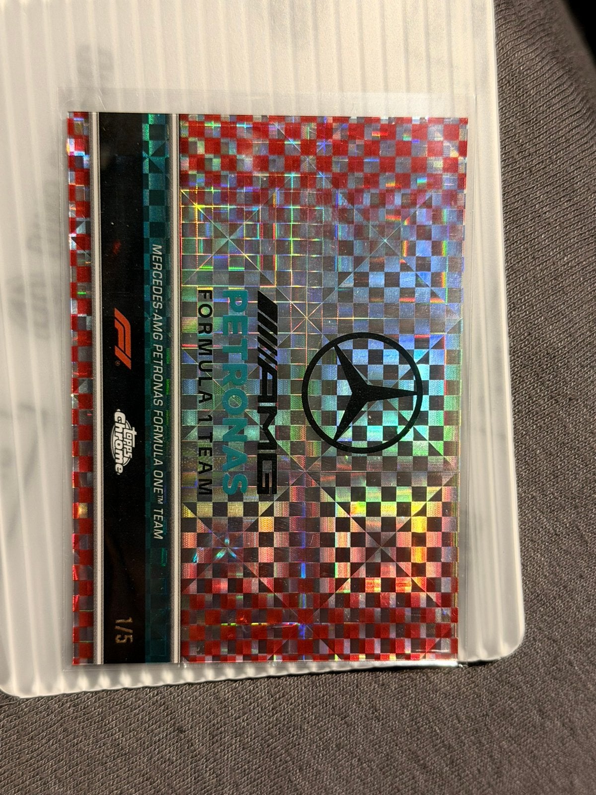 TOPPS F1 2026 Mercedes-AMG F1 TEAM 1/5 Chrome Kaart, Ophalen of Verzenden, Nieuw, Formule 1