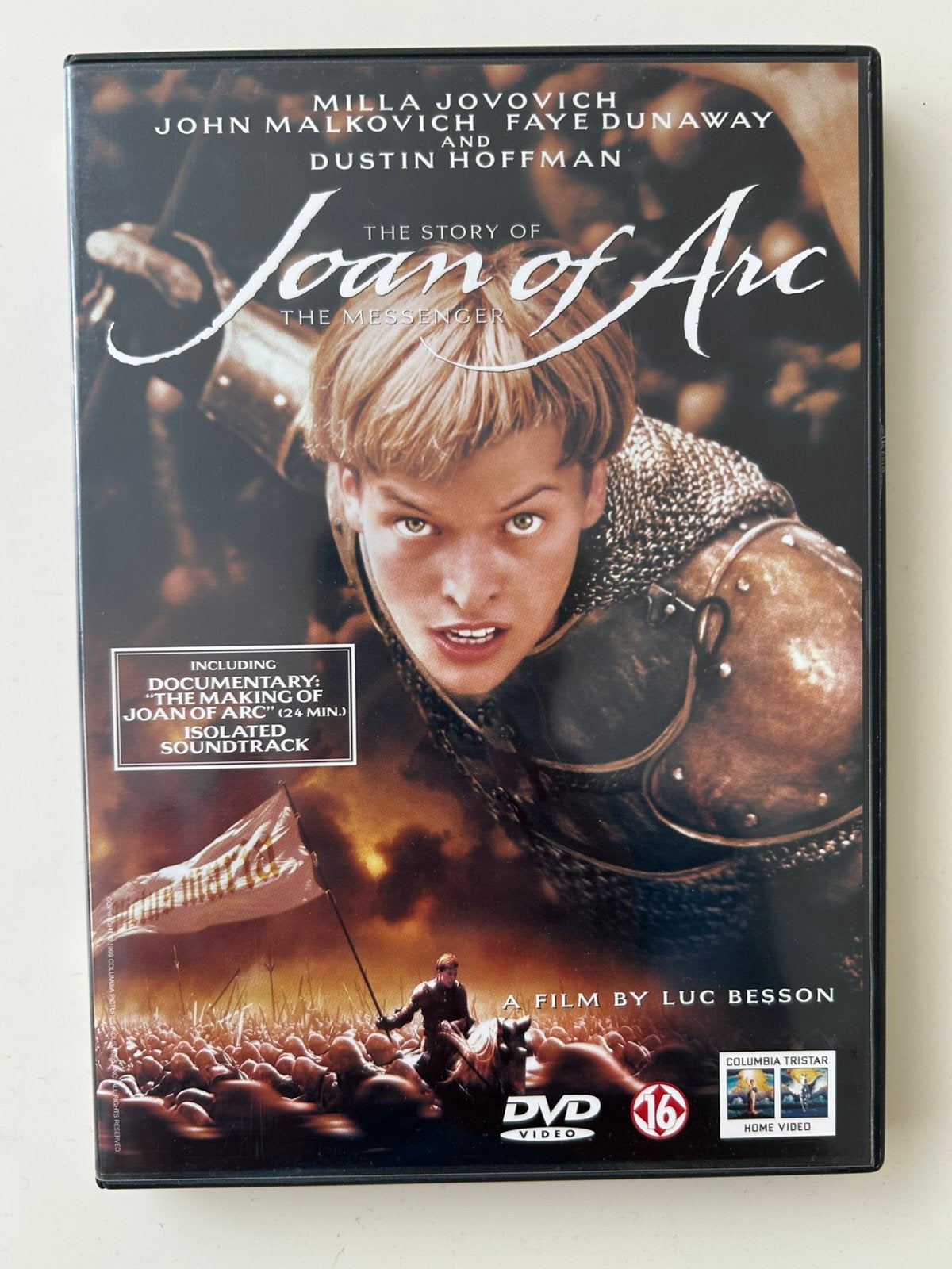 -The Story of Jean of Arc- regie Luc Besson, Vanaf 16 jaar, Ophalen of Verzenden, Zo goed als nieuw, Historisch of Kostuumdrama