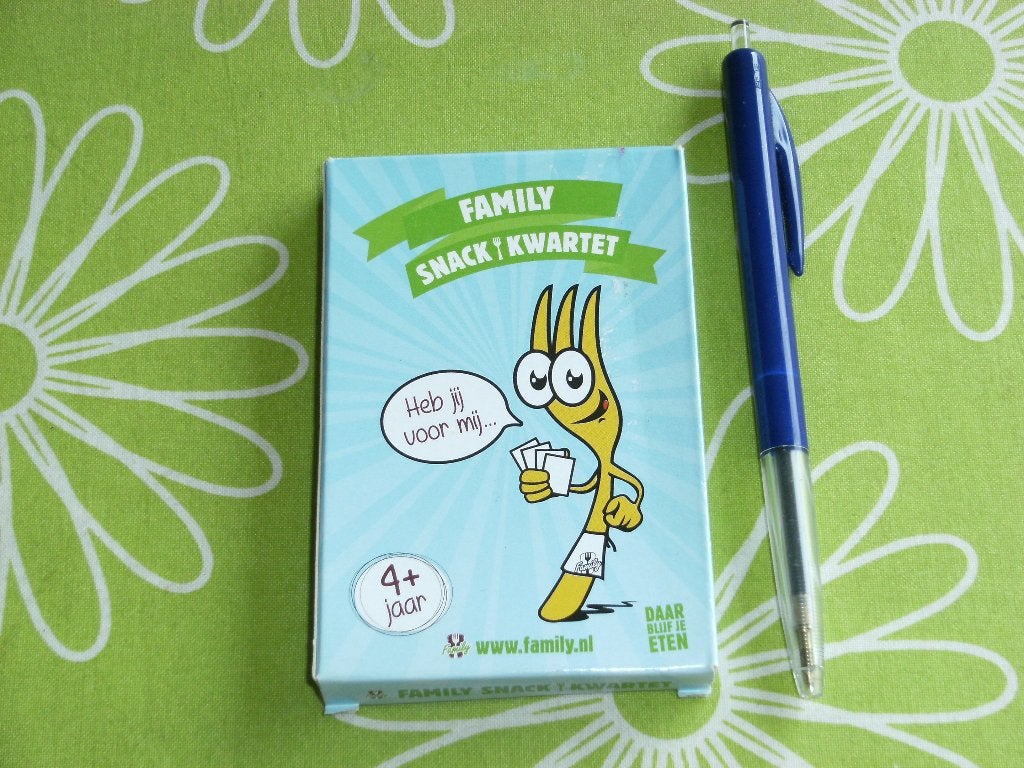 Family Snack kwartet met de kaarten in seal, Ophalen of Verzenden, Nieuw, Kwartet(ten)