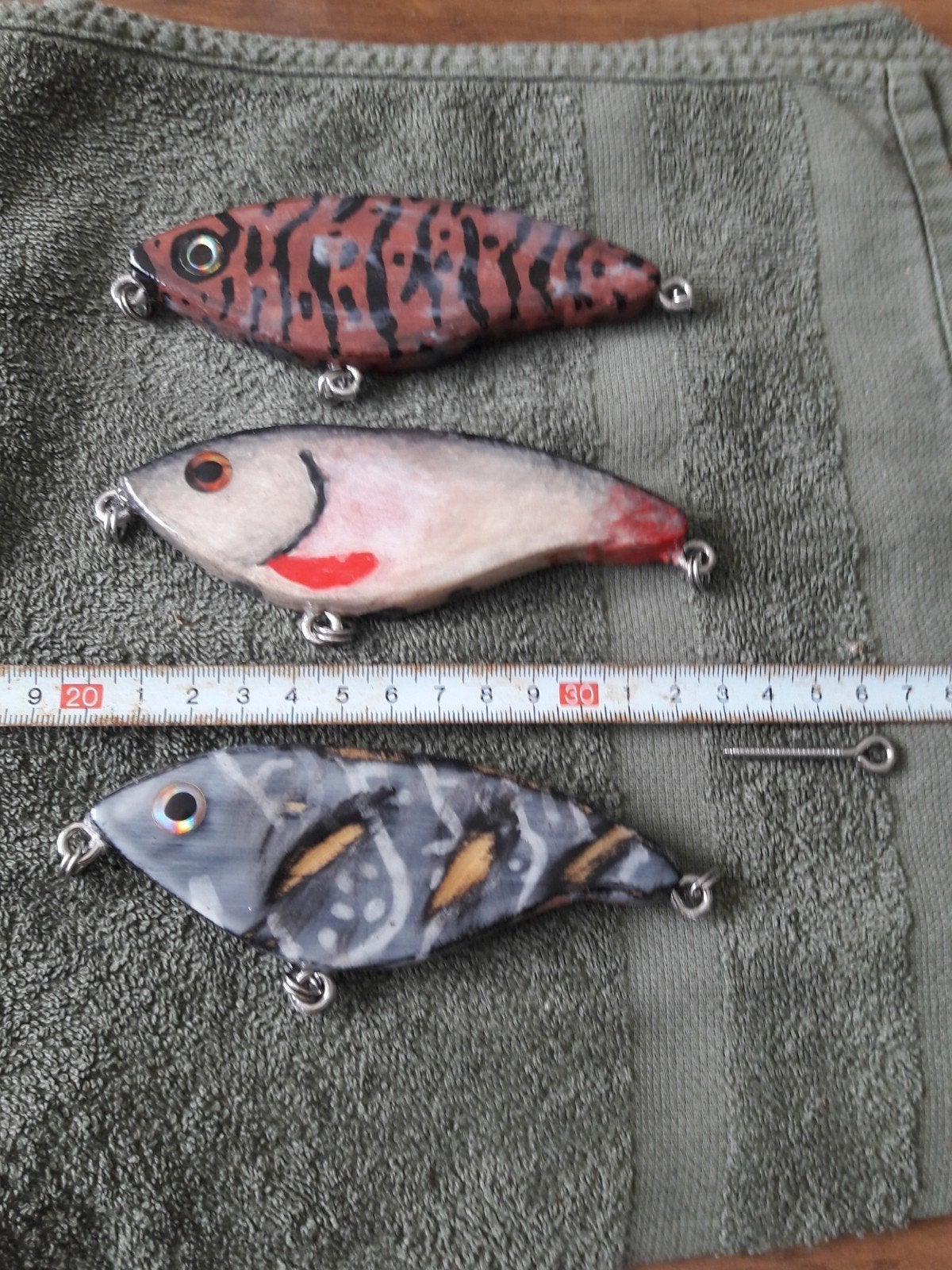 3 x zelfgemaakte jerkbaits, Watersport en Boten, Hengelsport | Roofvissen, Ophalen of Verzenden, Zo goed als nieuw, Overige typen