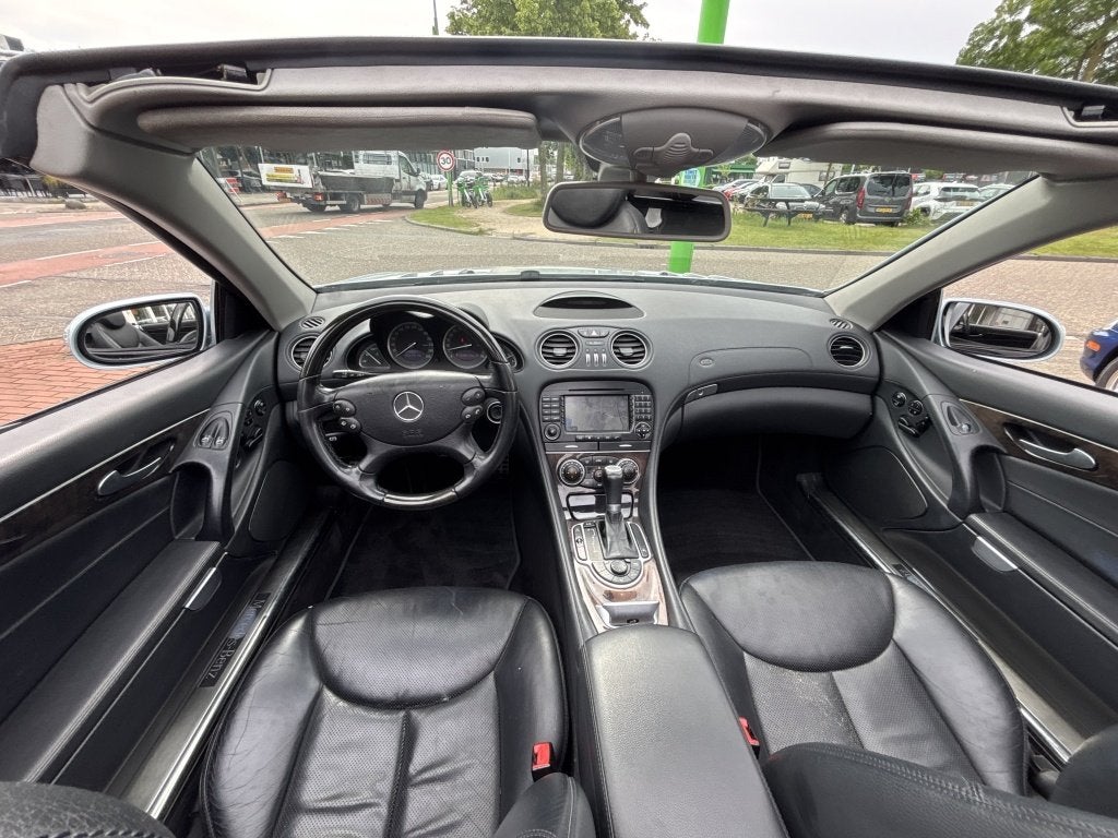 Mercedes-Benz SL-Klasse 500 pano leer keyless co navi, Auto's, Mercedes-Benz, Automaat, Gebruikt, Cabriolet, Leder