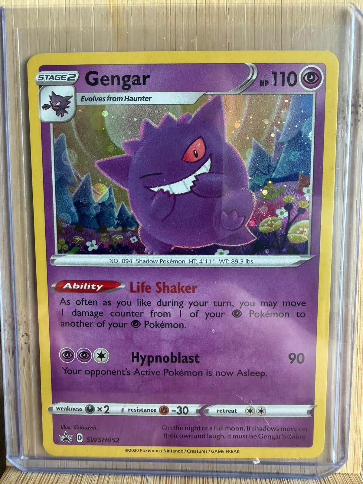 Gengar Sword and Shield Promo Holo SWSH052, Verzenden, Zo goed als nieuw
