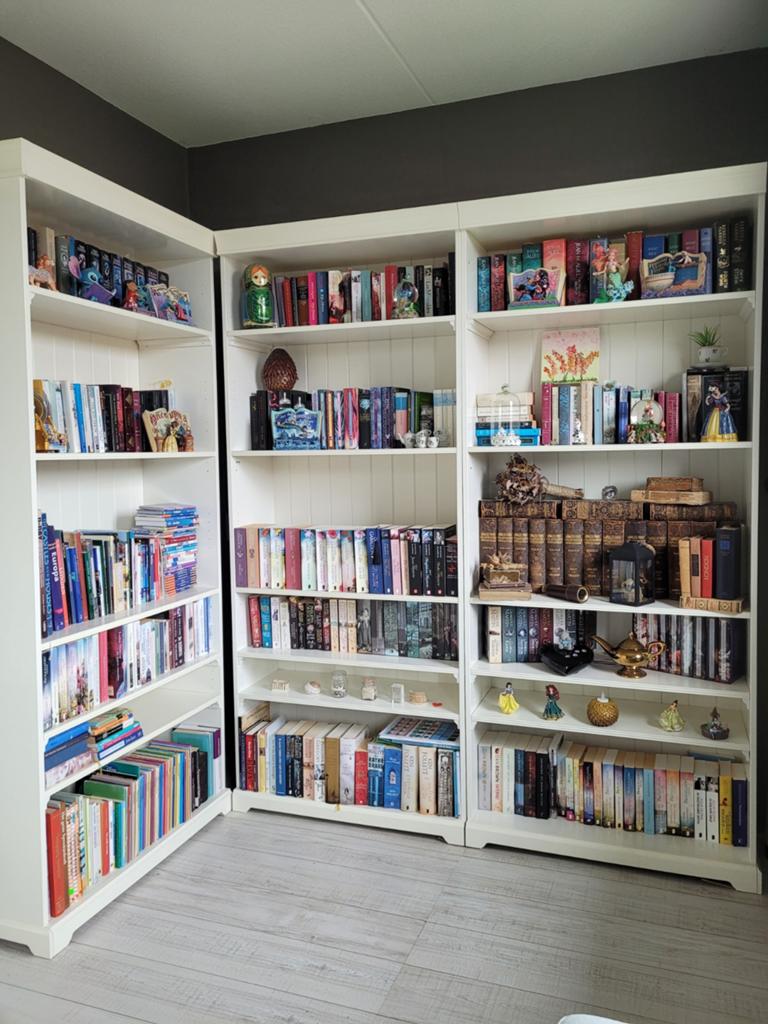 IKEA LIATORP Boekenkast Wit - 96x214 cm, Ophalen, Met plank(en), Gebruikt, 200 cm of meer
