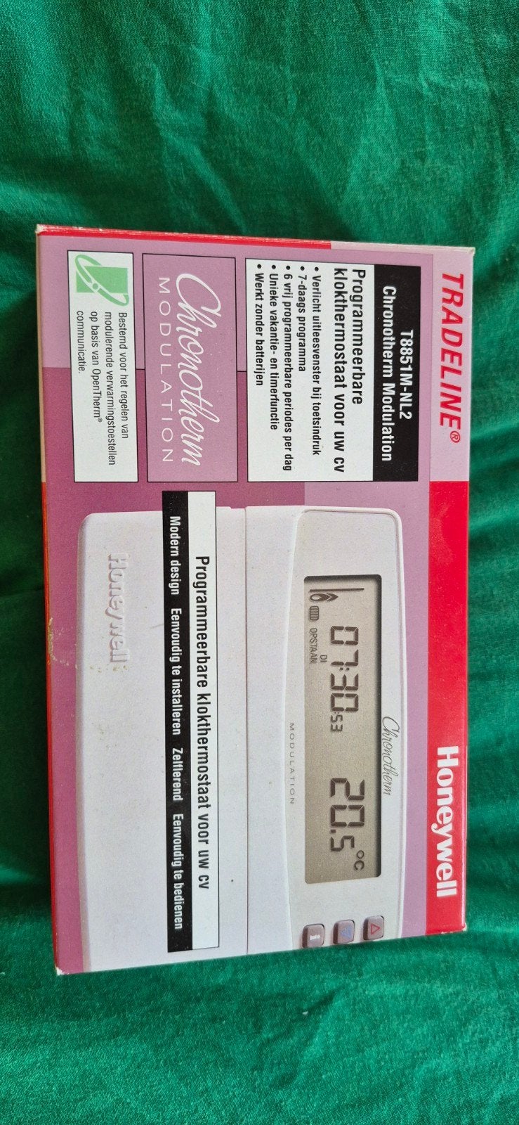 Honeywell Chronotherm Modulation T8851M-NL2 Thermostaat, Doe-het-zelf en Verbouw, Thermostaten, Ophalen