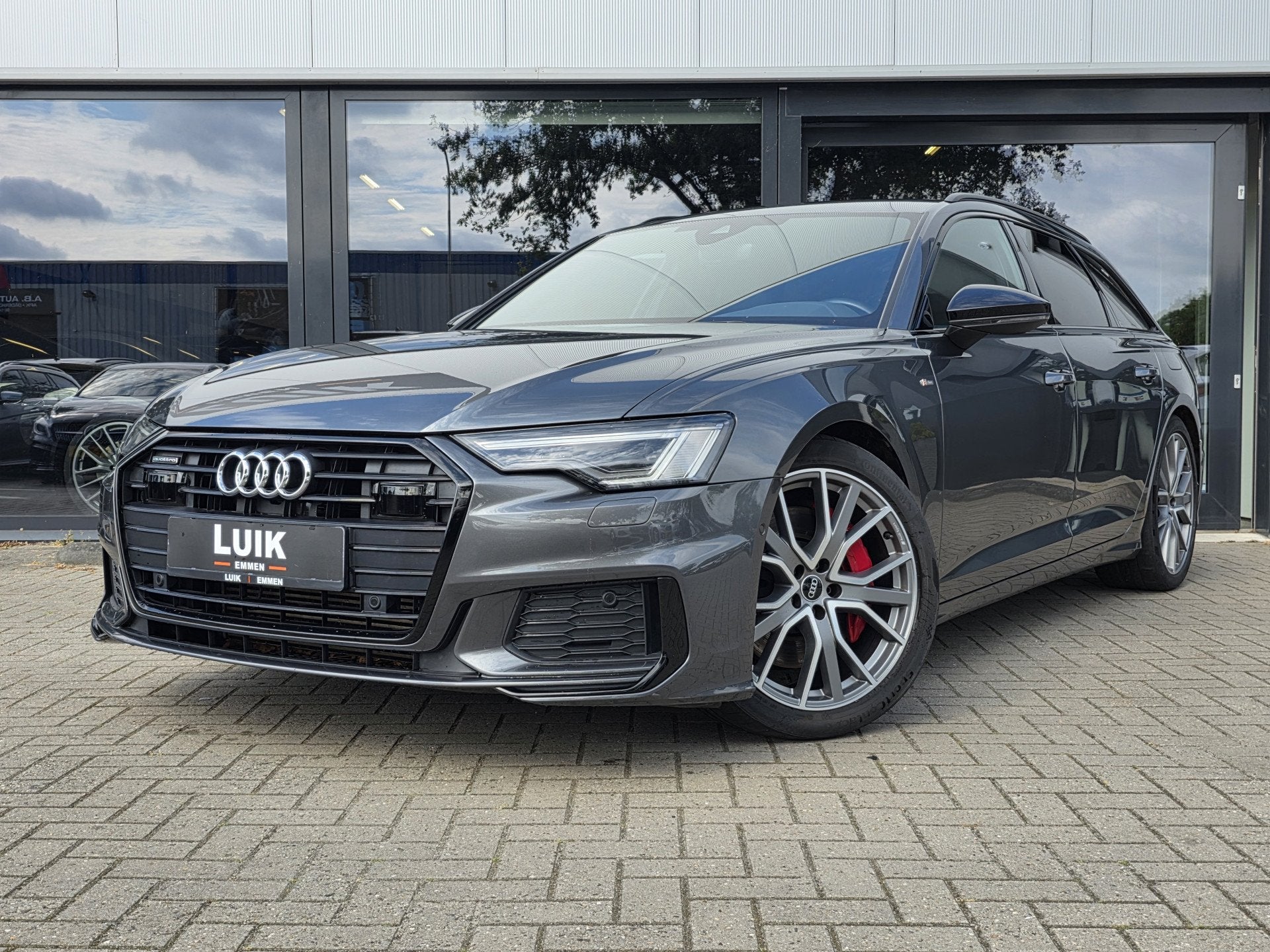 Audi A6 Avant 55 TFSI e quattro Competition + 3x S-LINE + AD, Automaat, Gebruikt, Zwart, 4 cilinders