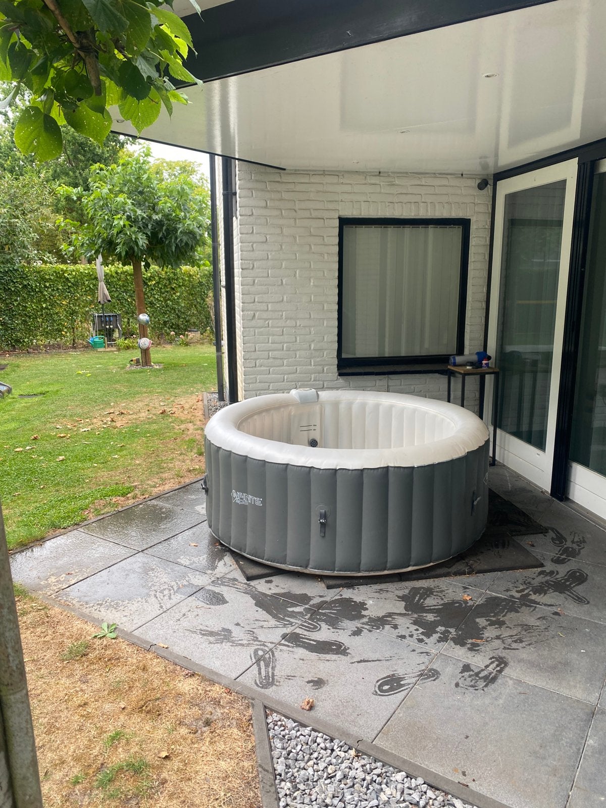 Jacuzzi infiniti spa, Tuin en Terras, Ophalen, Gebruikt, Opblaasbaar