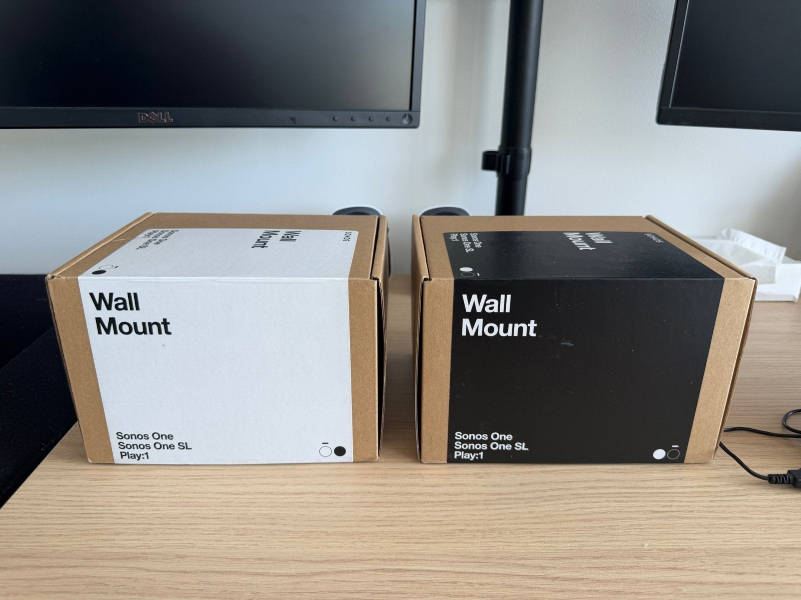 2 Sonos Wall Mounts (zwart en wit) - Nieuw in doos, Ophalen, Inclusief muurbeugels, Overige typen, Nieuw