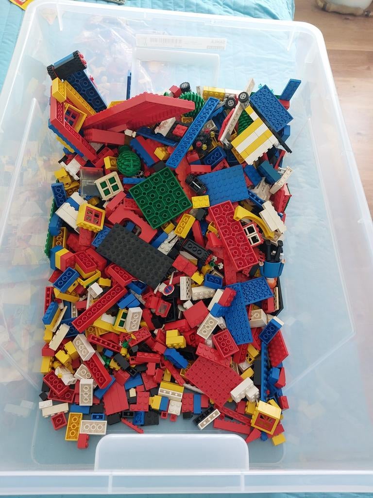Grote bak lego, Ophalen