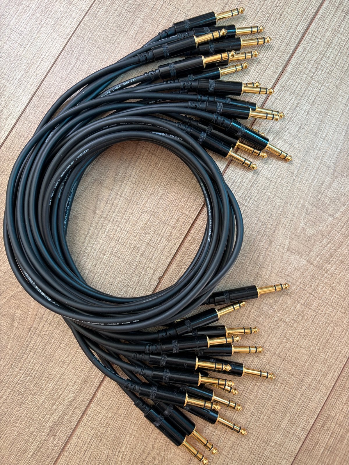 TRS stereo 1/4 inch 15-pack 90 cm patchkabels - Cordial/Rean, Muziek en Instrumenten, Ophalen of Verzenden, Zo goed als nieuw