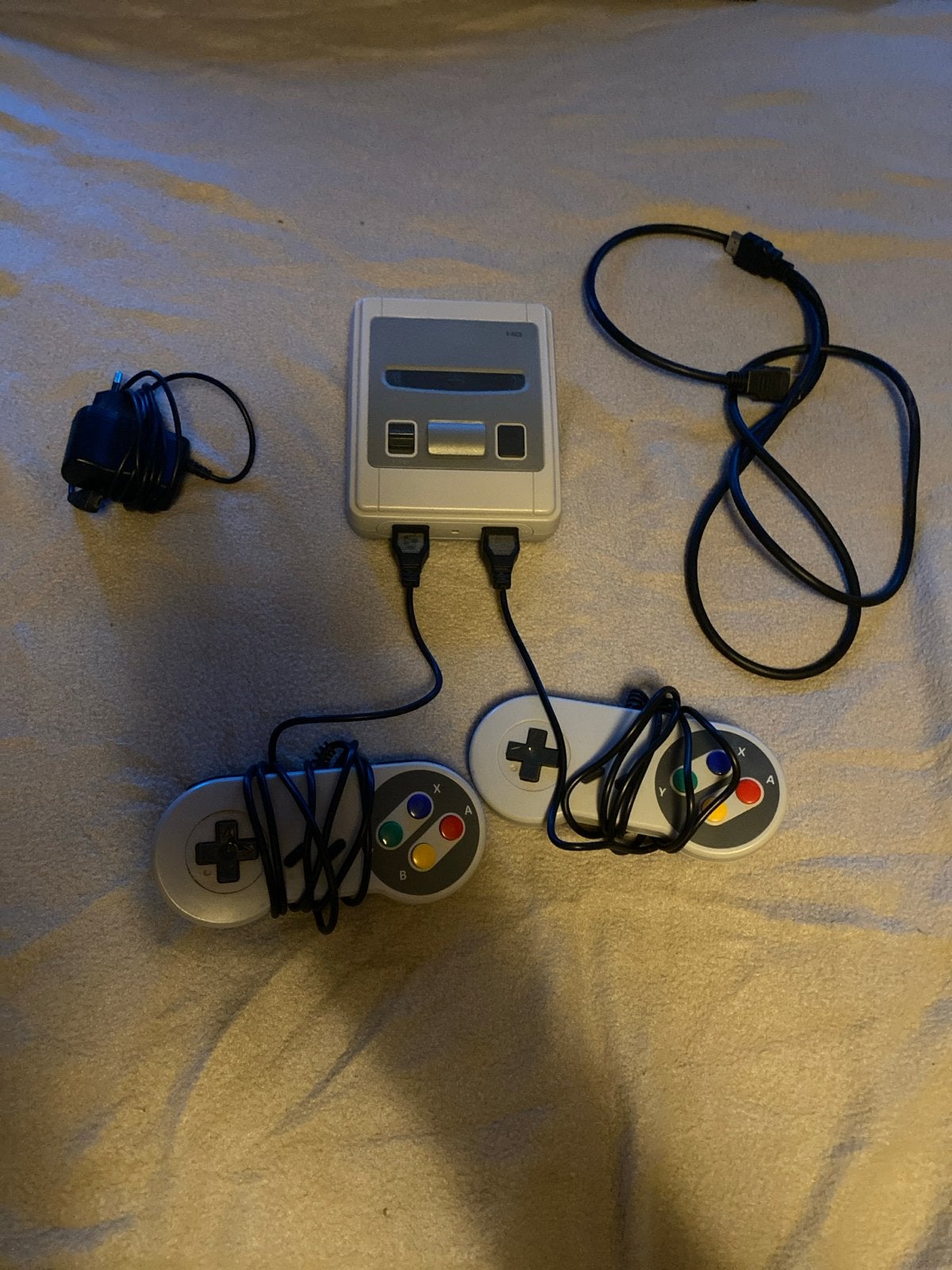 Retro Game Console met 2 Controllers en HDMI, Spelcomputers en Games, Spelcomputers | Nintendo Super NES, Ophalen, Zo goed als nieuw