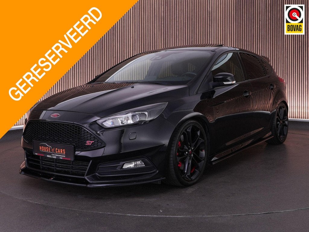 Ford Focus ST-3 2.0 250pk PERFORMANCE PACK |Milltek|Maxton|K, Auto's, Ford, Gebruikt, 4 cilinders, 1337 kg, Zwart
