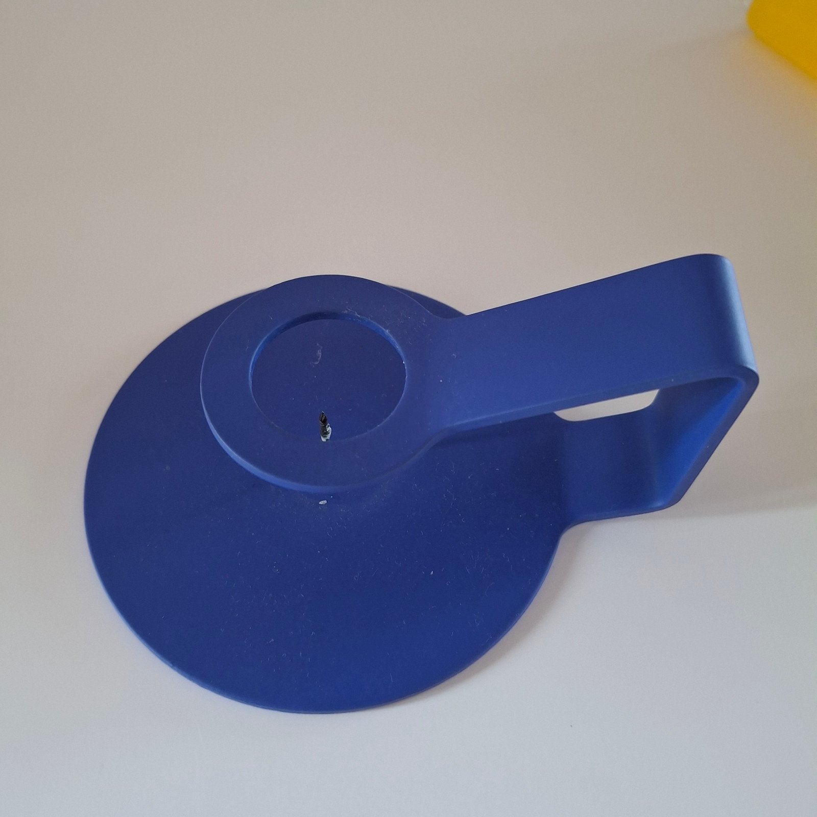 Kaarsenstandaard blauw/paars, Huis en Inrichting, Ophalen, Blauw, Overige merken, Zo goed als nieuw