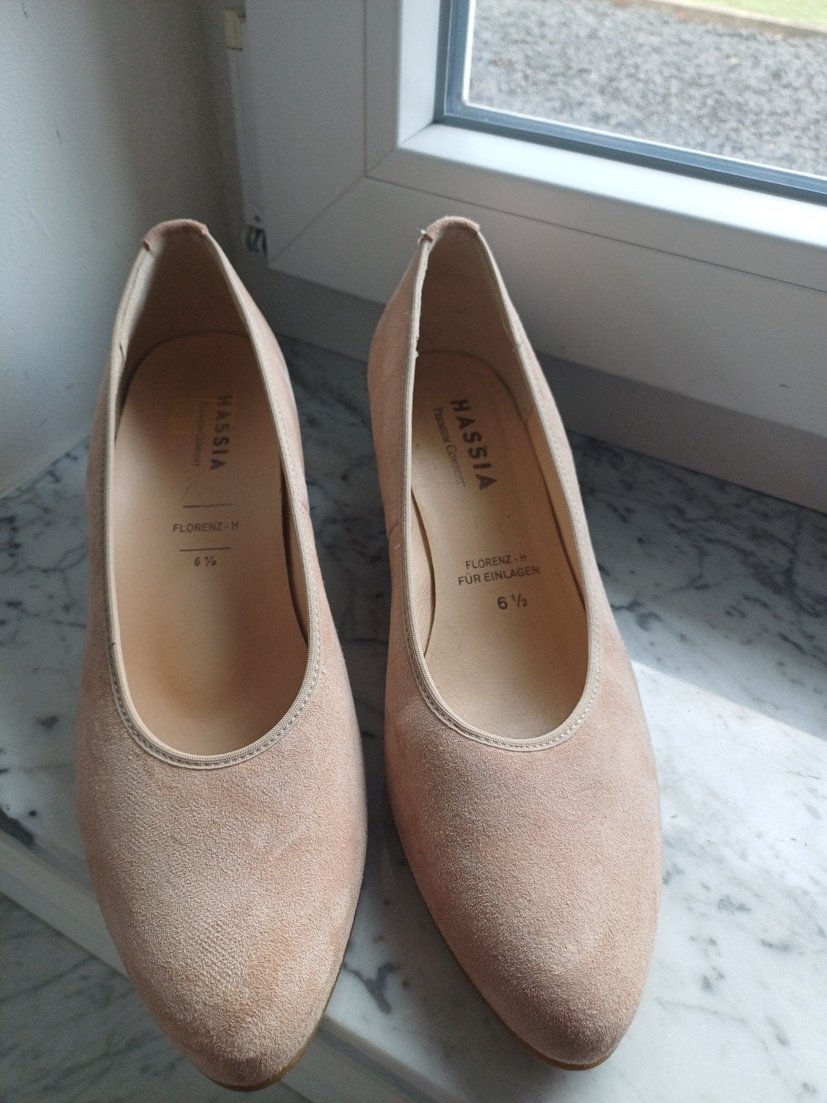 Hassia pumps maat 6,5 / maat 40, Hassia, Schoenen met lage hakken, Beige, Ophalen of Verzenden
