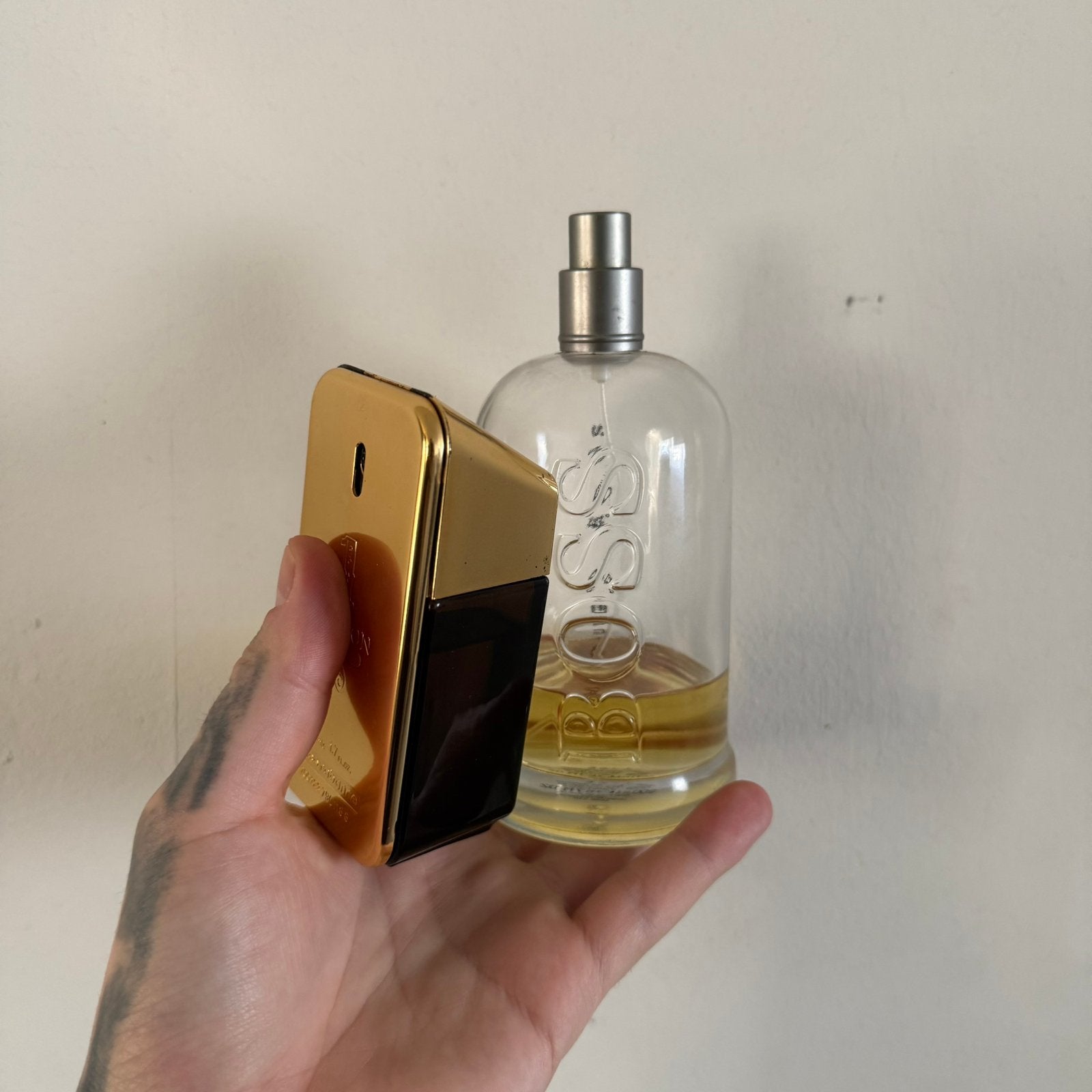 Paco Rabanne 1 Million EdT 50ml (45ml) + GRATIS Hugo Boss, Ophalen of Verzenden, Zo goed als nieuw