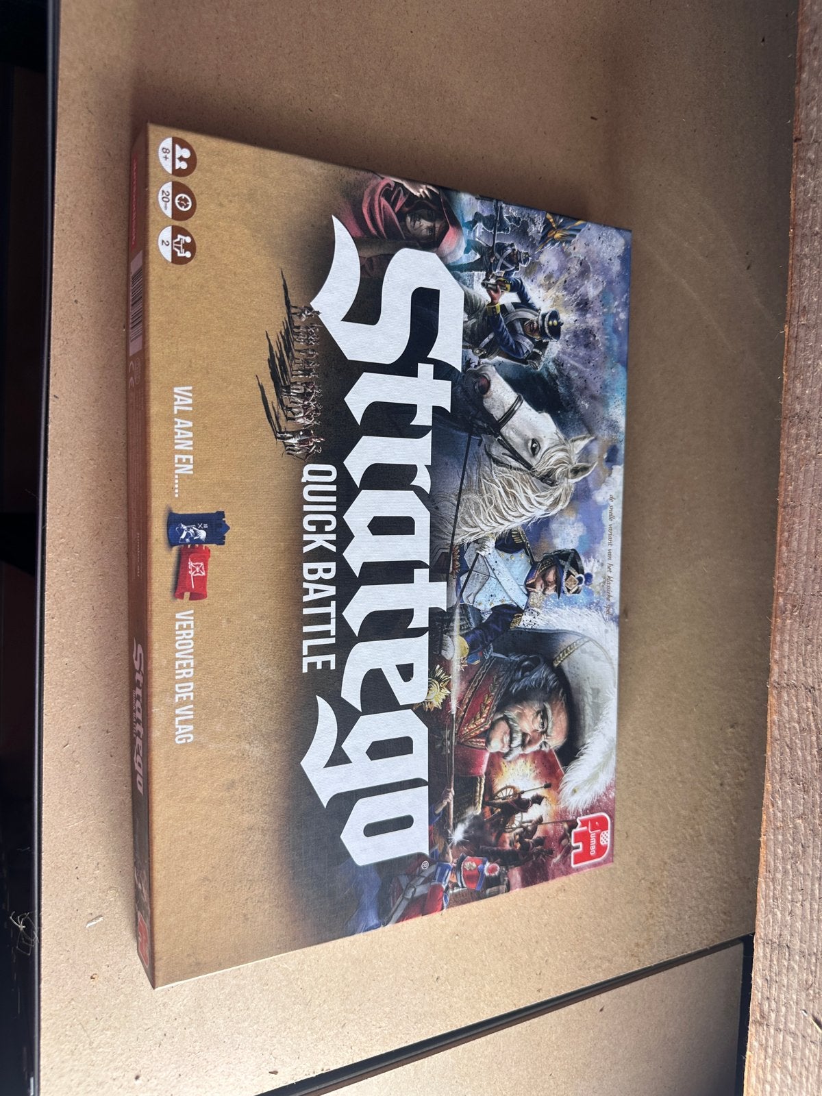 Stratego Quick Battle - Strategisch Bordspel, Een of twee spelers, Ophalen, Gebruikt