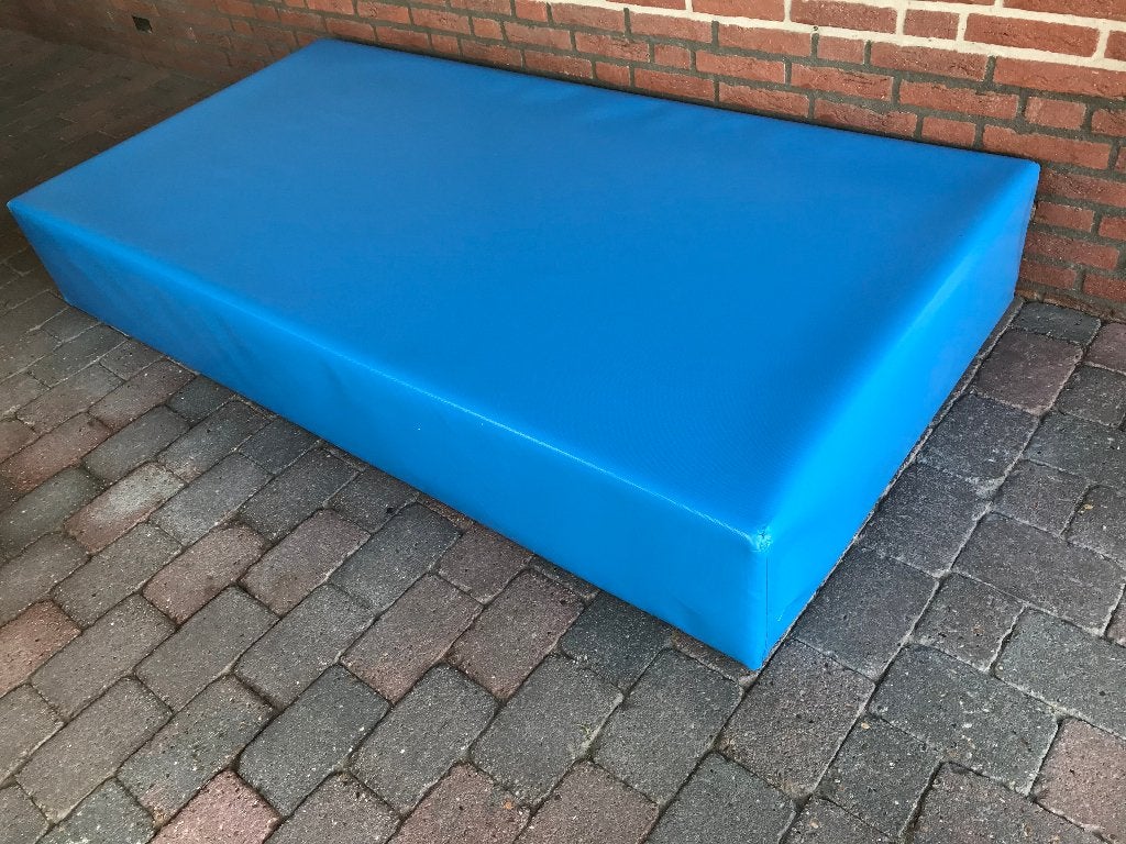 Kleine valmat, turnmat met waterdicht 2 x 1 meter en 30 cm, Ophalen, Gebruikt, Overige kleuren, Overige typen