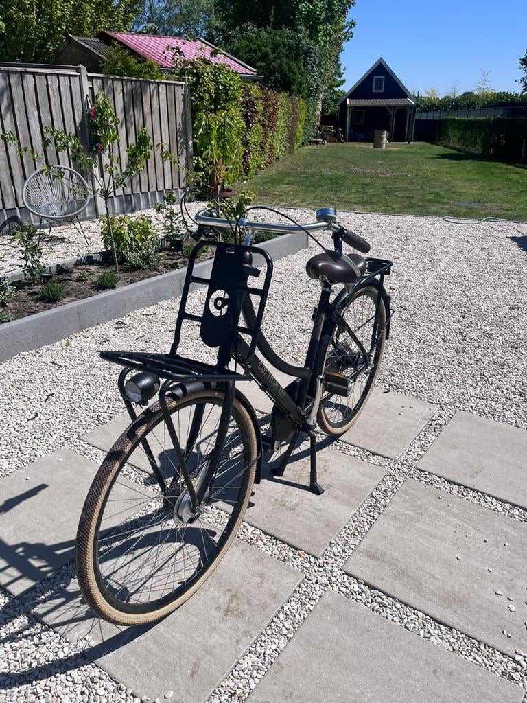 Cortina U4 Transportfiets Dames - Zwart, Versnellingen, Trommelrem, Ophalen, Overige merken