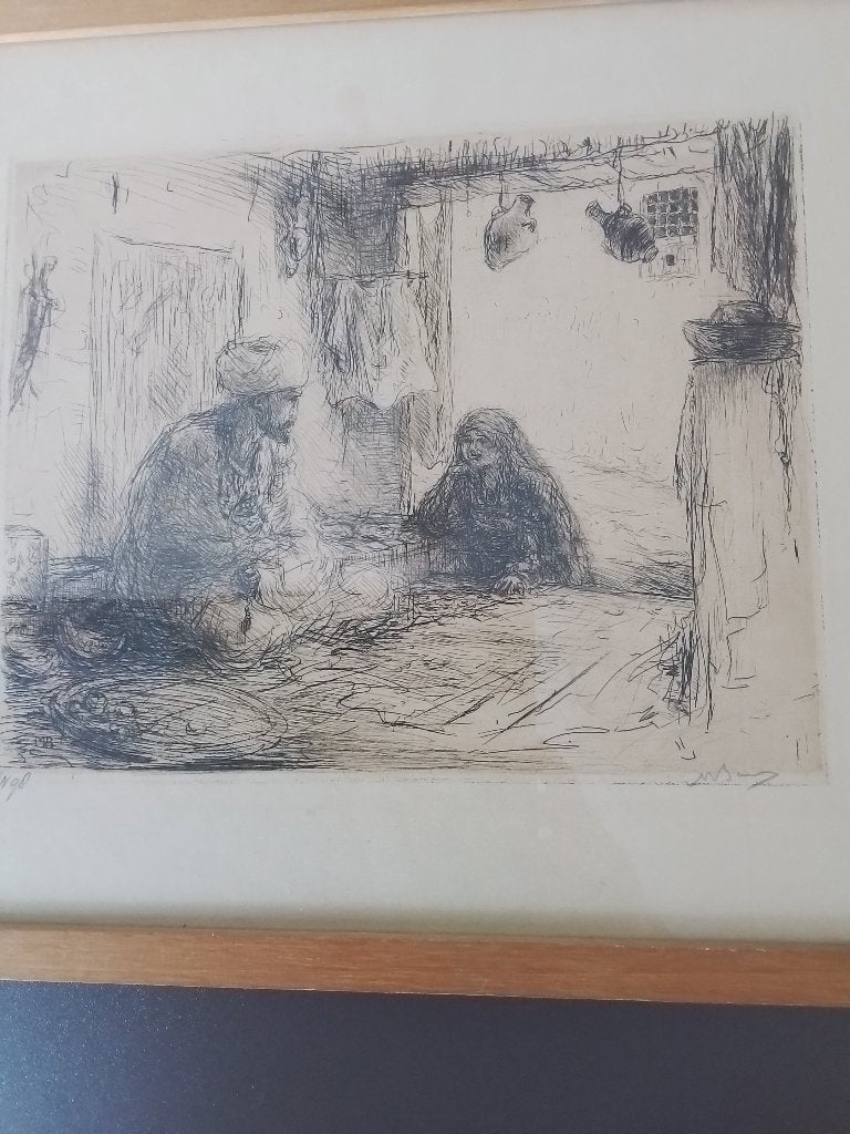Kunst, antiek schilderij, Antiek en Kunst, Kunst | Schilderijen | Klassiek, Ophalen, Overige technieken, Impressionistisch, Origineel werk