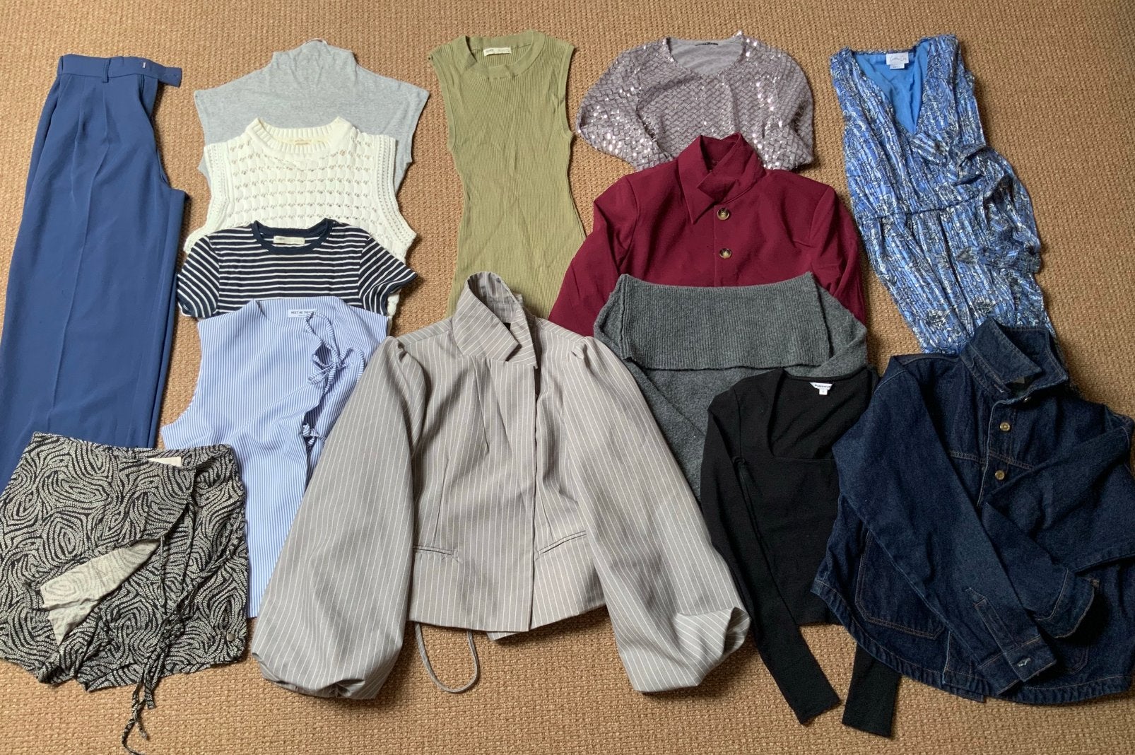 Kledingpakket dames maat XS S Pantalon Colbert Tops Jurk, Verzenden