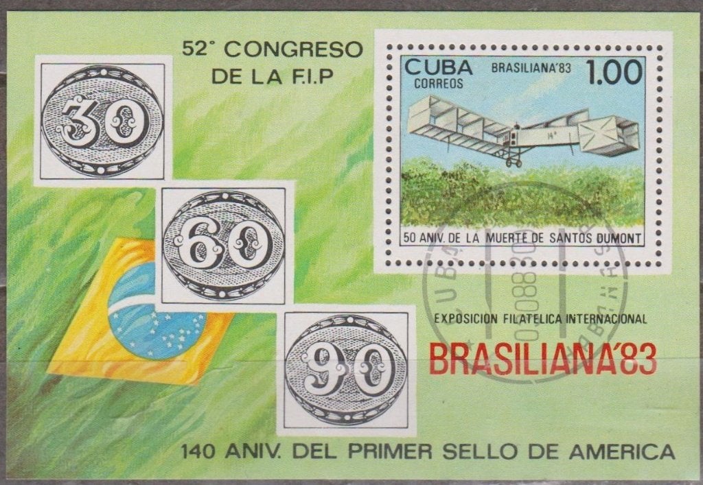 4286. Cuba Blok 78 gest. Postzegeltentoonstelling, Postzegels en Munten, Postzegels | Amerika, Ophalen of Verzenden, Gestempeld