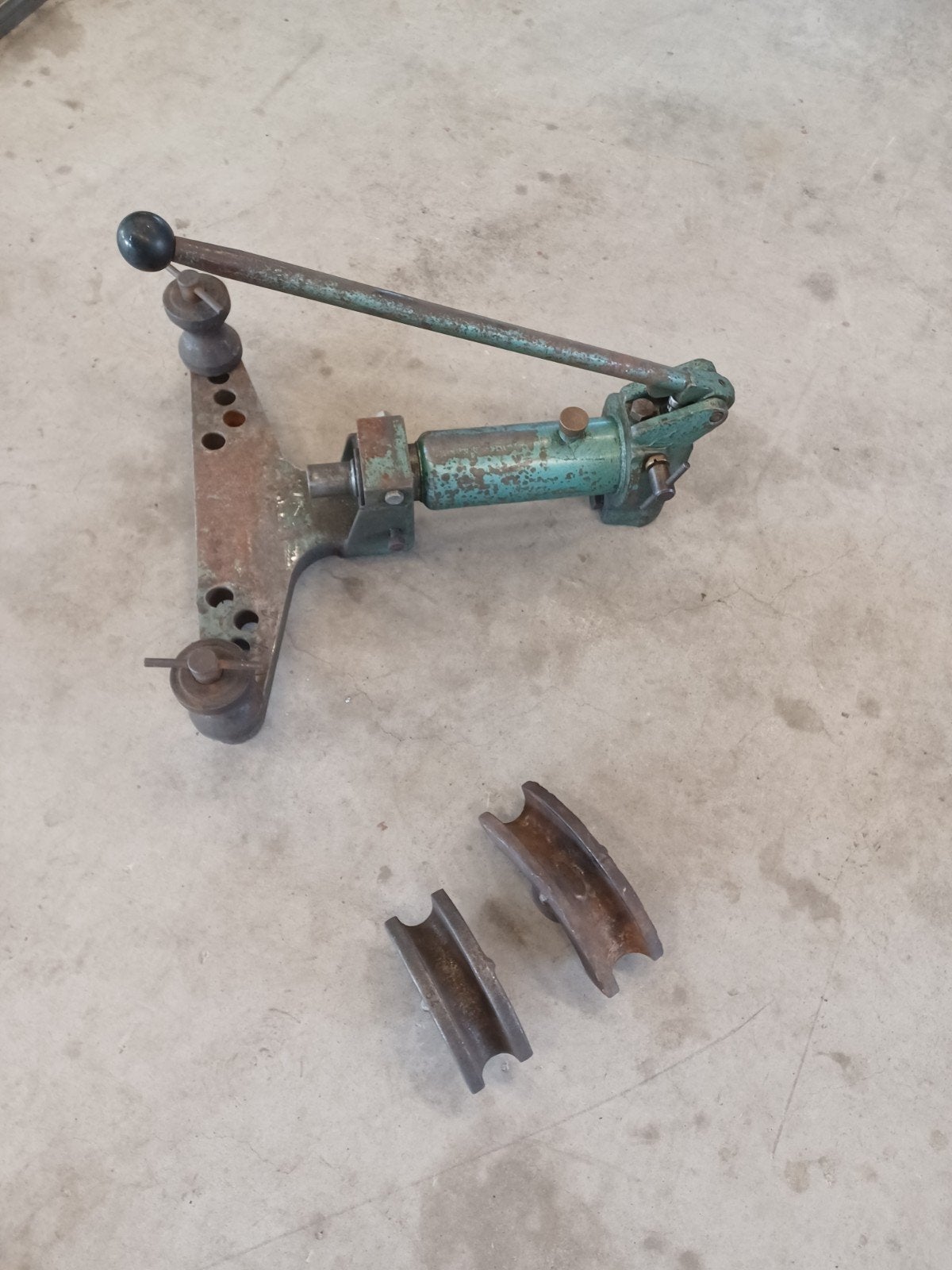 Pijpenbuiger met buigblokken 35mm en 42mm, Ophalen, Gebruikt, Overige typen