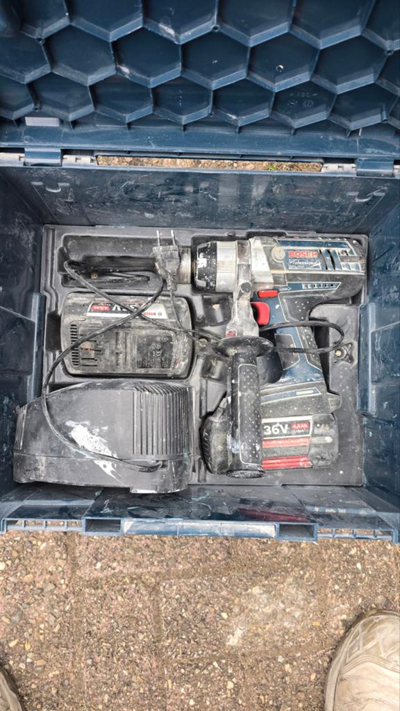 Bosch Schroevendraaier met 2 Accu's en Oplader, Ophalen of Verzenden