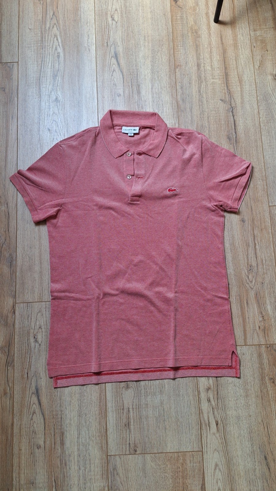 Lacoste Slim Fit Polo - Rood - Maat M, Maat 48/50 (M), Lacoste, Ophalen of Verzenden, Zo goed als nieuw