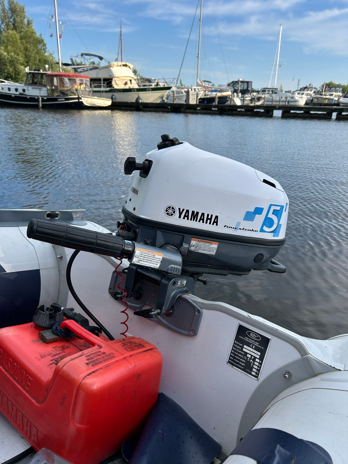 Yamaha F5 Buitenboordmotor - Compact, Licht en Betrouwbaar, Watersport en Boten, Ophalen, Gebruikt, Minder dan 5 pk, Viertaktmotor