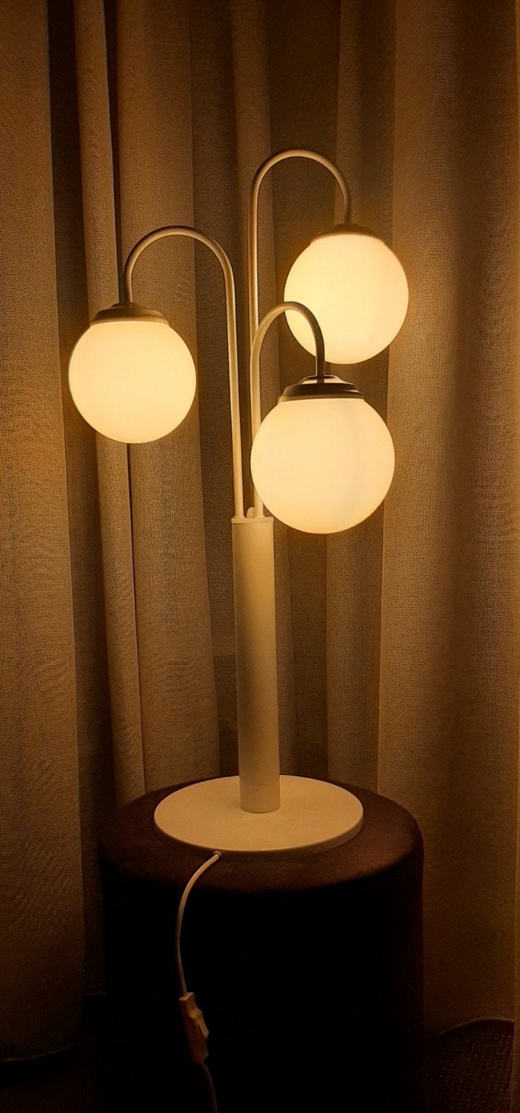 Retro watervallamp jaren 70', Huis en Inrichting, Ophalen, Gebruikt, Retro, Metaal