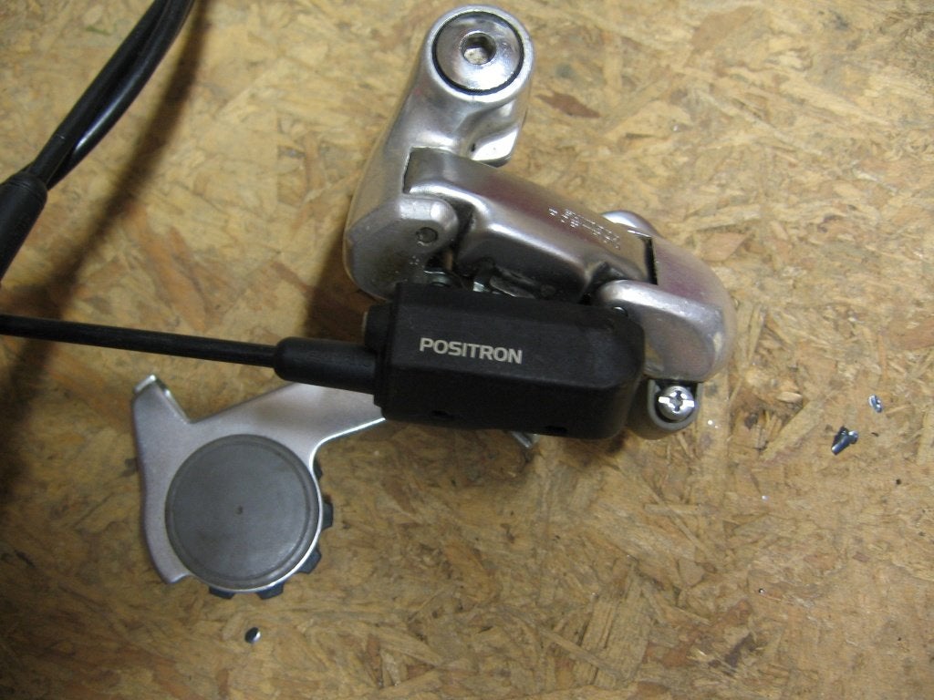 Shimano Positron  5 speed Derailleur  Nos, Fietsen en Brommers, Staal, Ophalen of Verzenden, Zo goed als nieuw, Derailleur of Ketting