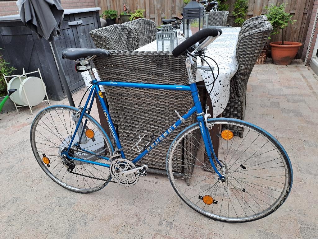 Peugeot vintage race fiets igst, prima rijdend!!! oldtimer., Ophalen, Jaren '60 of nieuwer, Velgrem, 55 tot 59 cm