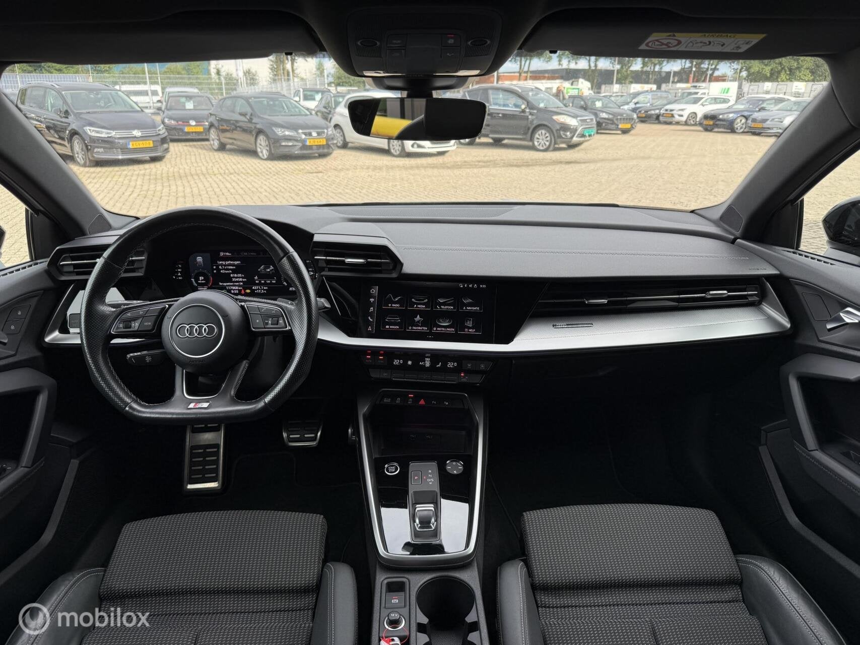 Audi A3 Sportback 30 TFSI S-Line MAXTON | S3 PAKKET | ABT, Gebruikt, Automatische klimaatregeling, Wit, Leder