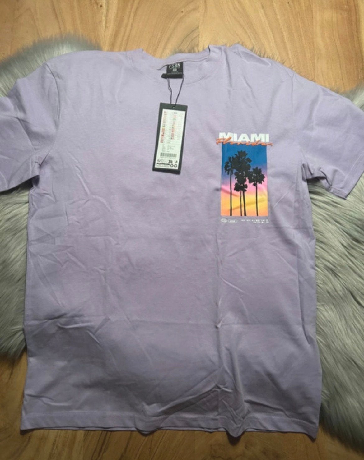 T-shirt | New Yorker, Paars, Nieuw, Ophalen of Verzenden, Korte mouw