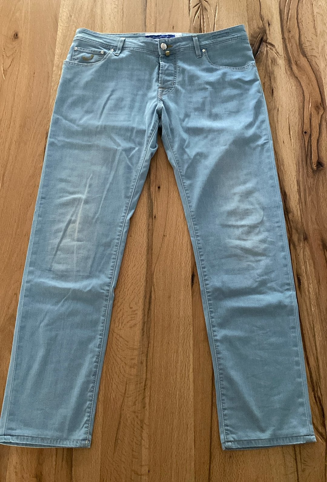 Zgan Jacob Cohen spijkerbroek jeans lichtblauw maat 36 Nick, Ophalen of Verzenden, Zo goed als nieuw, Blauw, W36 - W38 (confectie 52/54)