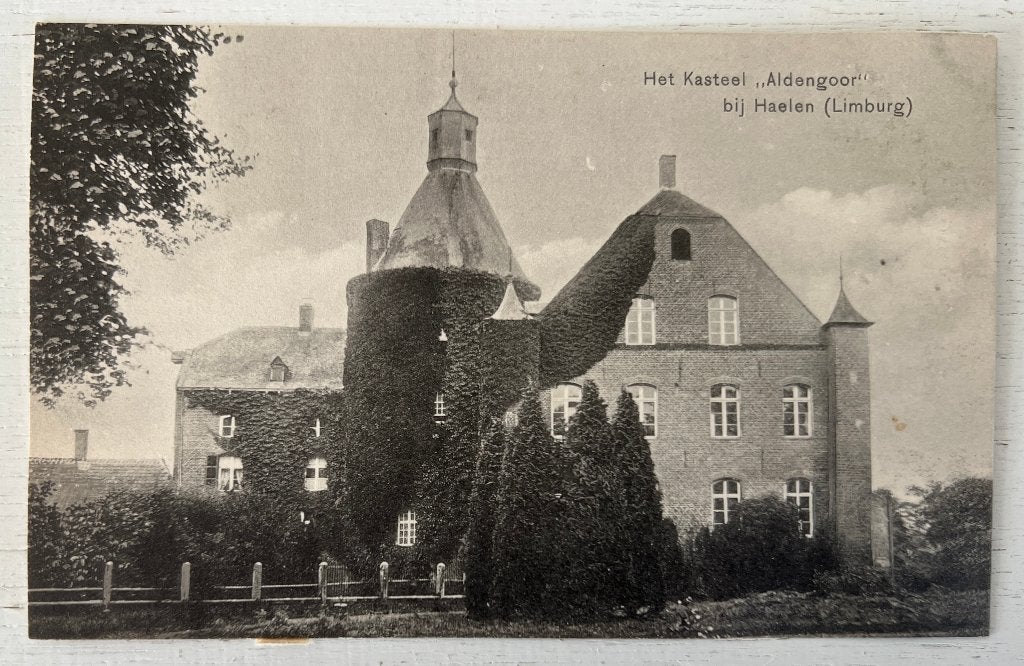 Oude Ansichtkaart - Haelen - Het Kasteel "Aldengoor", Ophalen of Verzenden, Voor 1920, Ongelopen, Limburg