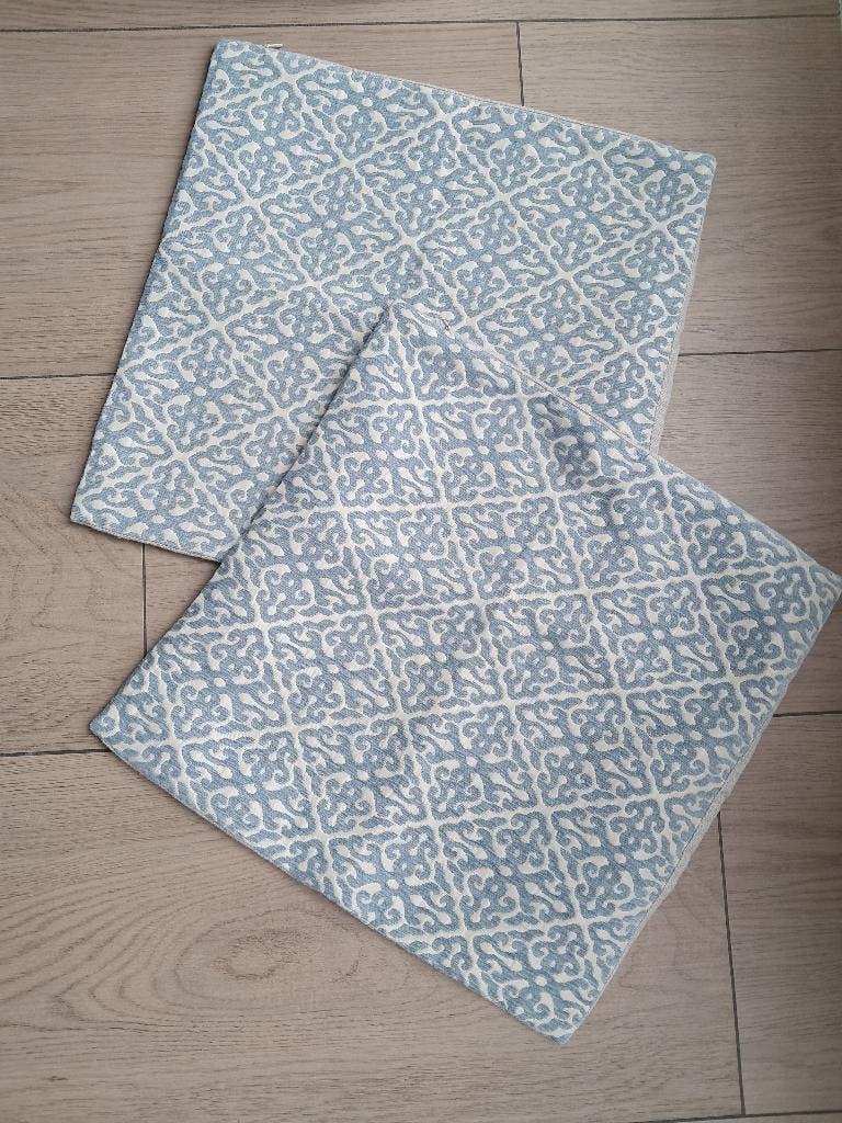 O20 2 kussenhoesjes Clayre & Eef, Ophalen of Verzenden, Zo goed als nieuw, Beige, Vierkant