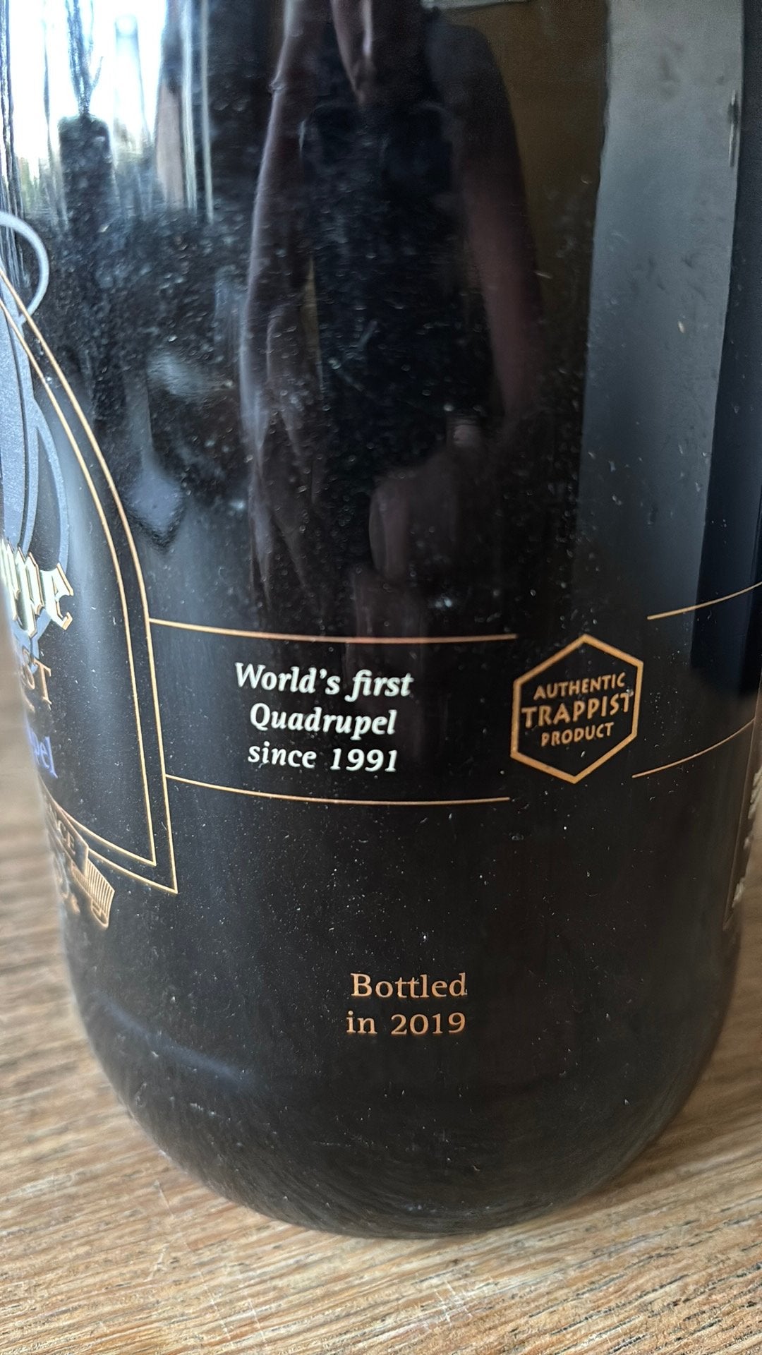 La trappe quadrupel 2019. 1,5 liter, Verzamelen, Ophalen, Zo goed als nieuw, Flesje(s), La Trappe
