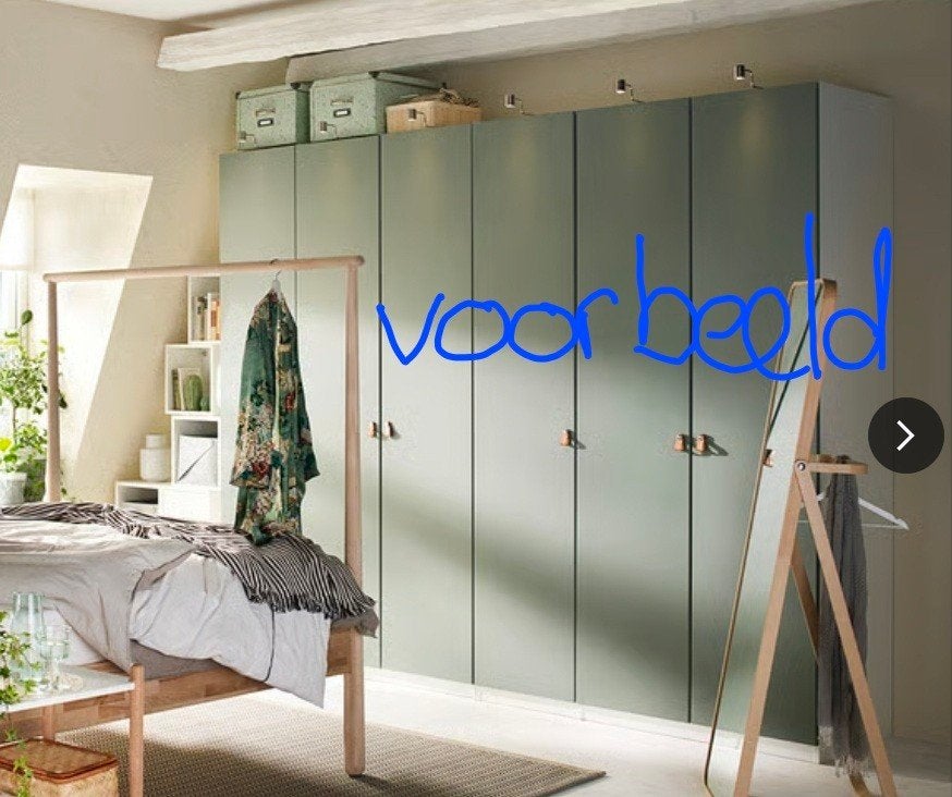 Pax ikea kastdeuren grijs groen zo goed als nieuw 1.95m*1m, Ophalen, 50 tot 100 cm, Zo goed als nieuw, 150 tot 200 cm