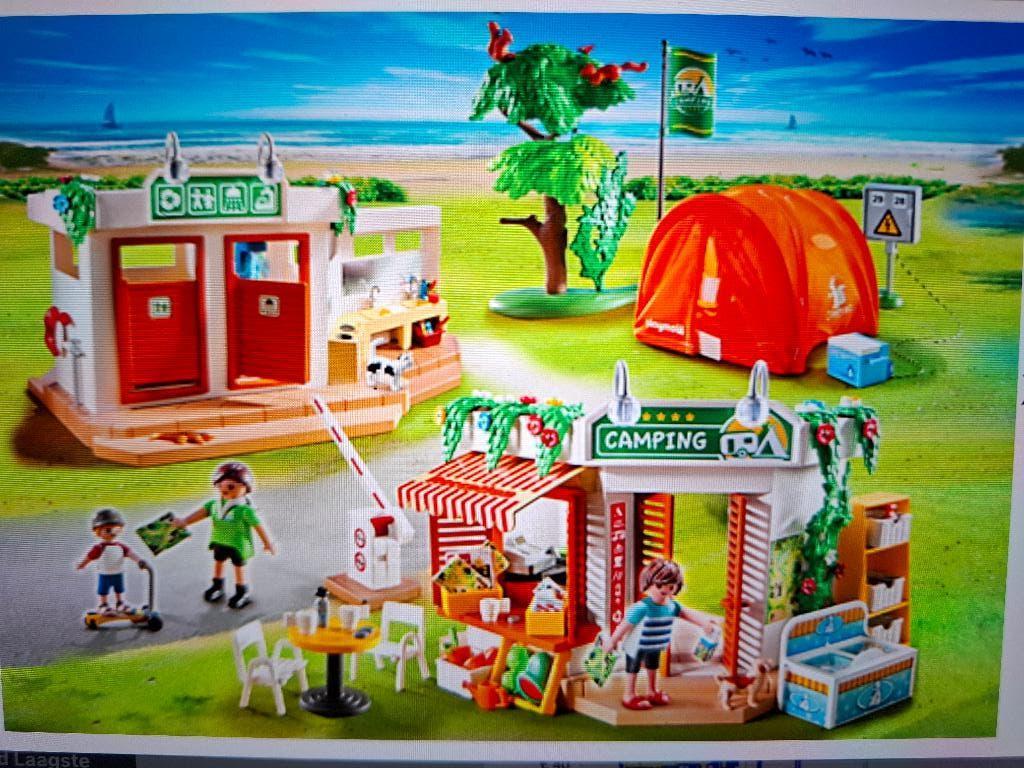 Playmobil grote camping 5432, Kinderen en Baby's, Speelgoed | Playmobil, Ophalen of Verzenden, Gebruikt, Complete set